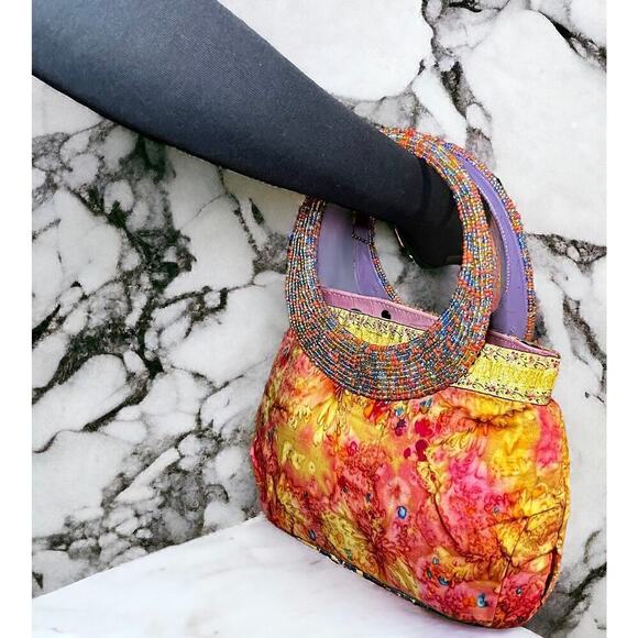 New With Tags Vintage Mary Frances Style #966-88 “Cotton Candy” Handbag - Picture 9 of 11